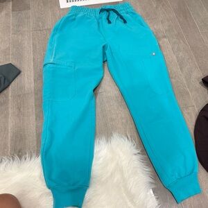 Figs Teal Joggers UMAN RELAXED LIKE NEW